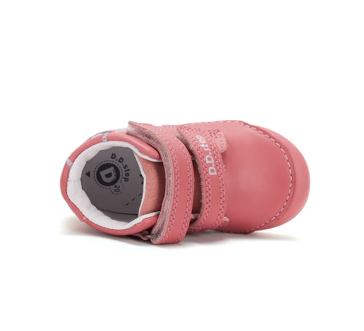 Pantofi Primii Pași Fete D.D.Step S066-62216D – Piele Naturală Roz, cu Aparat Foto [4]