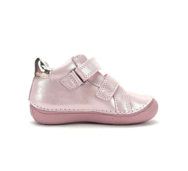 Pantofi Supinați Fete Ponte20 DA03-6-2901A – Piele Naturală, Roz cu Stea [3]