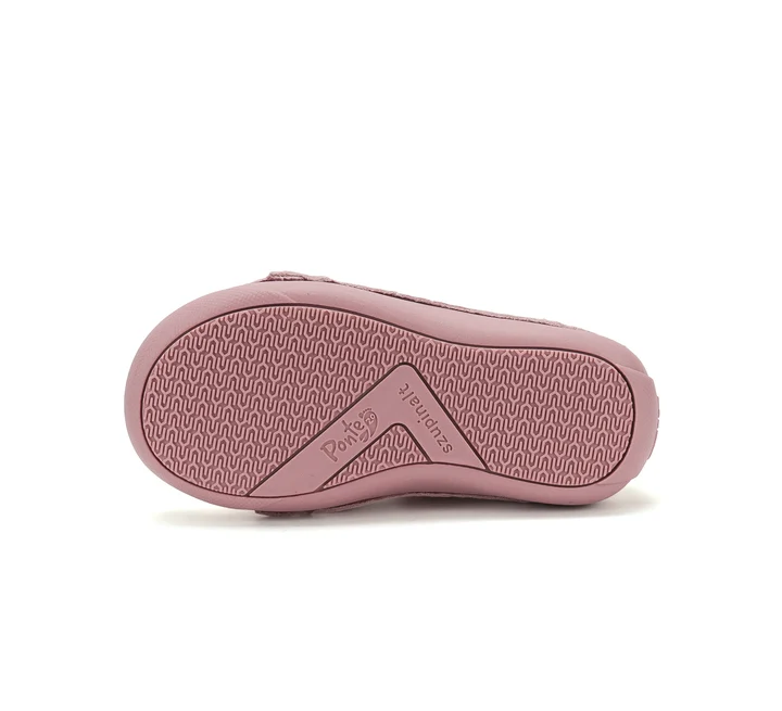 Pantofi Supinați Fete Ponte20 DA03-6-2901A – Piele Naturală, Roz cu Stea [5]
