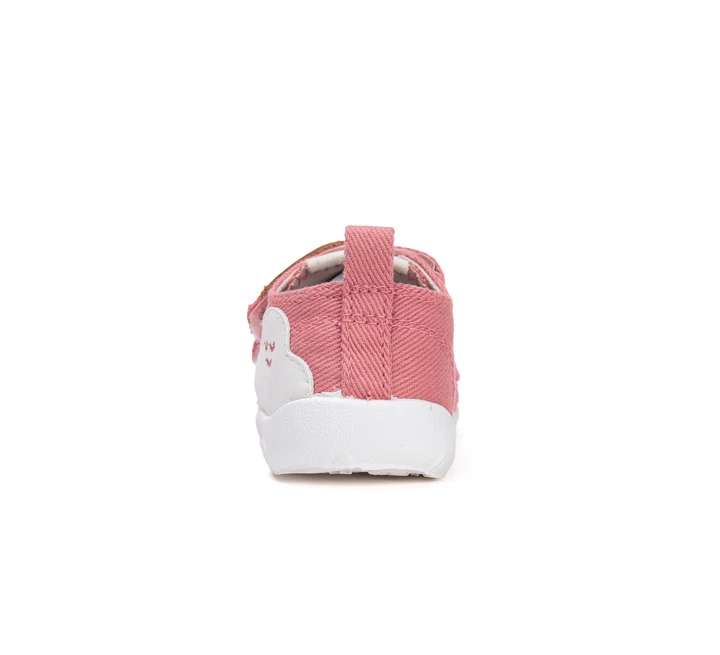 Papuci Barefoot DD Step C086-52318 pentru Fete, Textili, Talpa Flexibila, Roz- Interior [2]