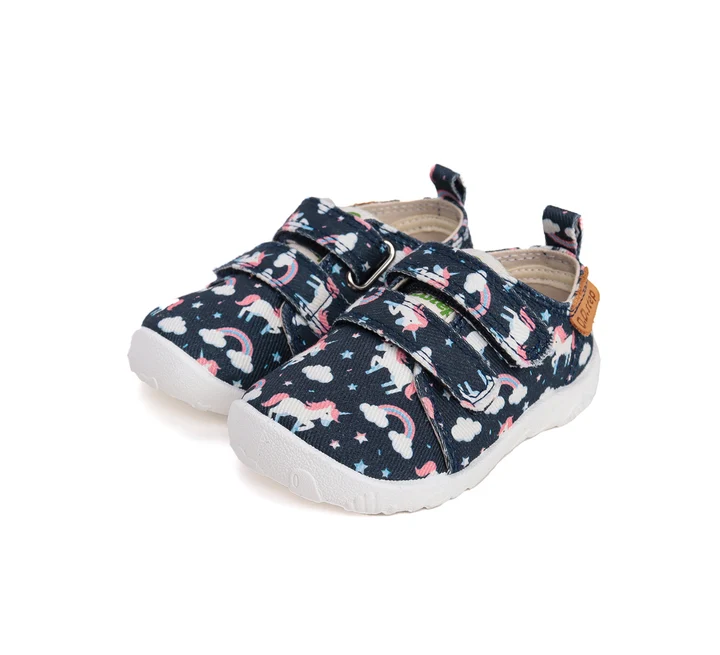 Papuci Barefoot DD Step C086-52832 pentru Copii, Textili, Talpa Flexibila, Royal Blue [5]