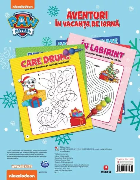 Patrula Catelusilor. Aventuri in vacanta de iarna. Carte de activitati [2]