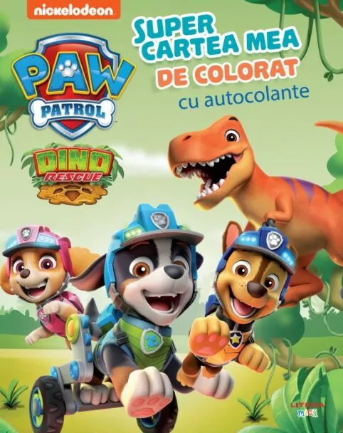 Patrula Cățelușilor – Supercartea mea de colorat, cu autocolante | Carte de colorat pentru copii [1]