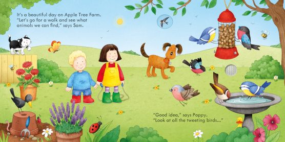 Poppy and Sam’s Nature Sounds – Carte interactivă cu sunete din natură pentru copii | Usborne [2]