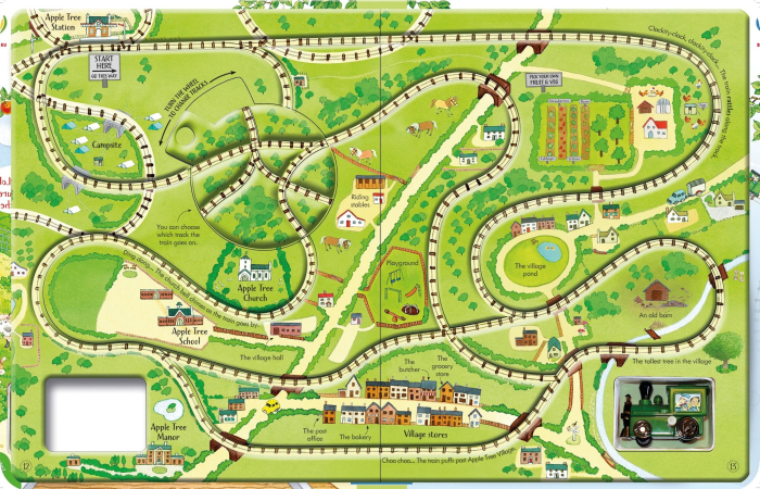 Poppy and Sam's Wind-up Train Book [3]