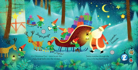Santa Sound Book – Carte muzicală Usborne cu sunete de Crăciun [3]