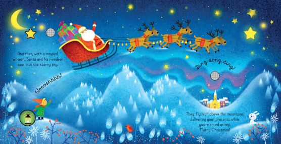 Santa Sound Book – Carte muzicală Usborne cu sunete de Crăciun [4]