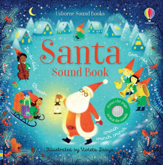 Set Sunetele lui Moș Crăciun – 2 Cărți Interactive cu Sunete Usborne | Santa & Winter Wonderland [2]