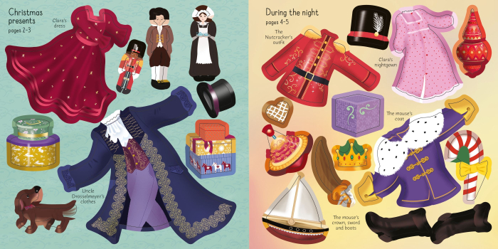 Sticker Dolly Dressing Advent Calendar – Calendar Advent Usborne cu 24 cărți cu stickere [7]
