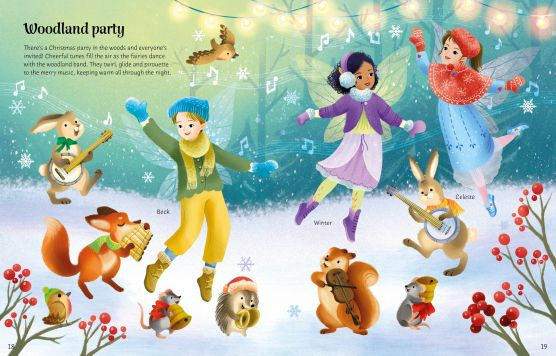 Sticker Dolly Dressing Cosy Christmas – Carte Usborne cu peste 200 de stickere de Crăciun [6]