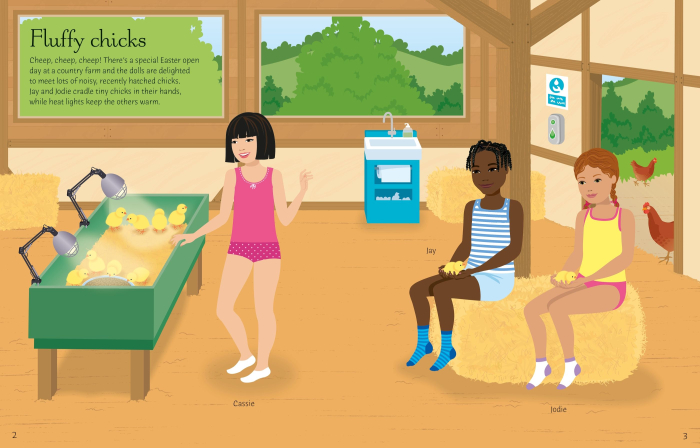 Sticker Dolly Dressing Easter [2]