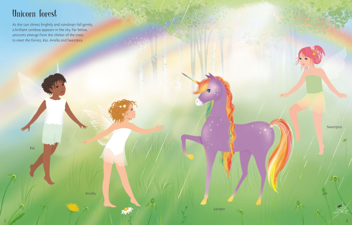 Sticker Dolly Dressing Rainbow Unicorns [2]
