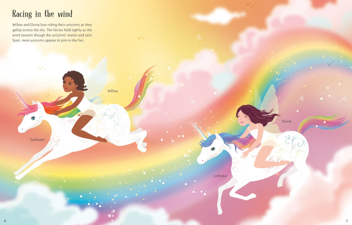 Sticker Dolly Dressing Rainbow Unicorns [4]