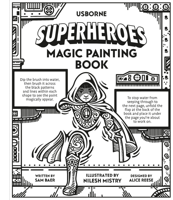 Superheroes Magic Painting Book [2]