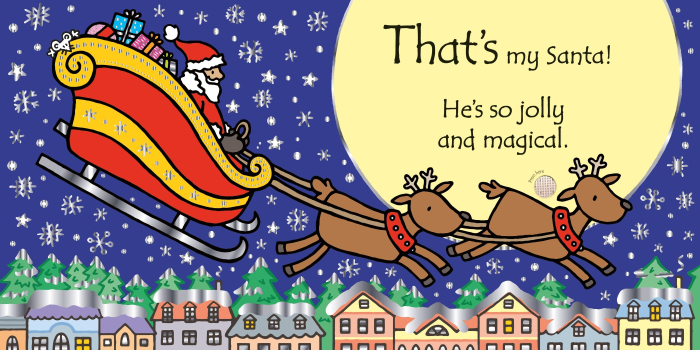 That’s Not My Santa… – Carte senzorială tactilă Usborne, 3 luni+ [4]