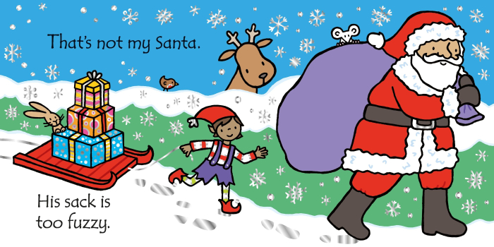 That’s Not My Santa… – Carte senzorială tactilă Usborne, 3 luni+ [3]