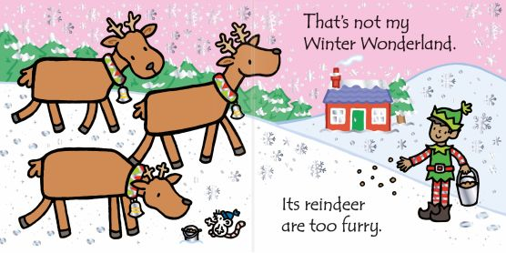 That's Not My Winter Wonderland – Carte senzorială Usborne cu texturi, pentru bebeluși [4]