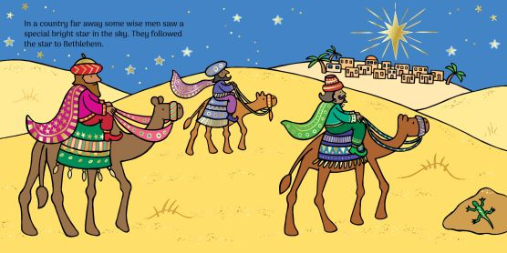 Touchy-feely The Nativity – Carte senzorială de Crăciun, Nașterea Domnului, Usborne [3]