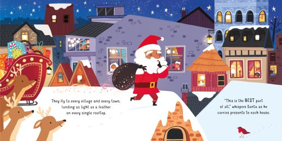 Twinkly Twinkly Santa's Sleigh Ride – Carte Usborne cu 10 luminițe, 6 luni+ [4]