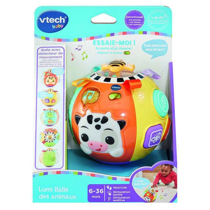 VTech Baby On-the-Moove Activity Ball – Minge Interactivă (Ediție Franceză) [4]