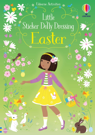 Cărți de Paște pentru copii  - Little Sticker Dolly Dressing Easter