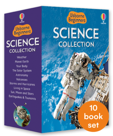 ⭐ Pachete Cărți Copii la Ofertă – Ideale de Cadou - Beginners Science Boxset Usborne – Set 10 Cărți de Știință în Limba Engleză pentru Copii