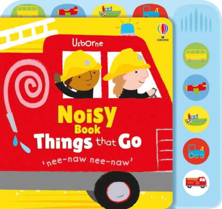 Carti bebelusi - Carte interactivă „Noisy Book: Things That Go” – Carte cu sunete pentru copii 1-3 ani