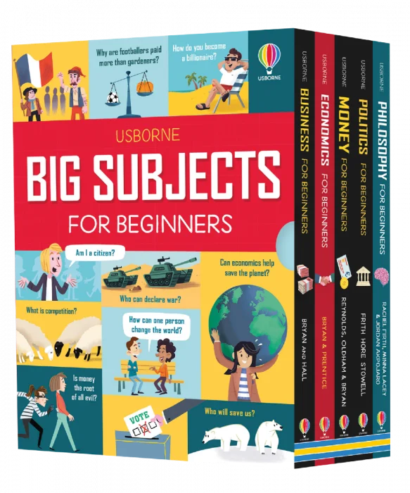 Seturi carti Usborne - Colecție 5 Cărți Usborne Big Subjects For Beginners Box Set