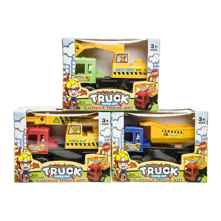 JUCARII - Cutie Vehicule Construcții 14x10x8 cm – Jucării Auto