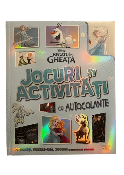 Cărți Editura Litera - Disney Regatul de Gheață – Jocuri și Activități cu Autocolante