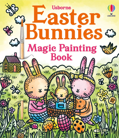 Cărți de Paște pentru copii  - Easter Bunnies Magic Painting Book