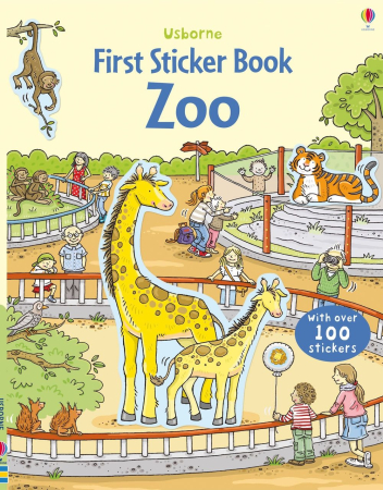 Carti cu stickere - First Sticker Book Zoo