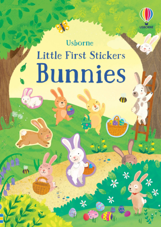 Cărți de Paște pentru copii  - Little First Stickers Bunnies