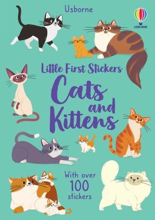 Cărți Usborne - Little First Stickers Cats and Kittens