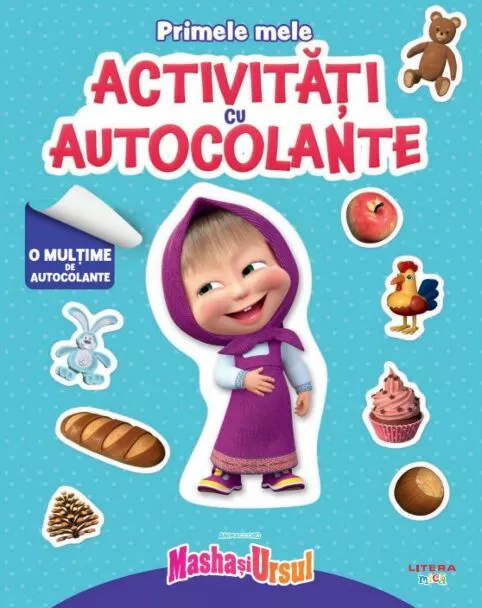 Carti Masha și Ursul - Masha și Ursul – Primele mele activități cu autocolante | Carte interactivă pentru copii