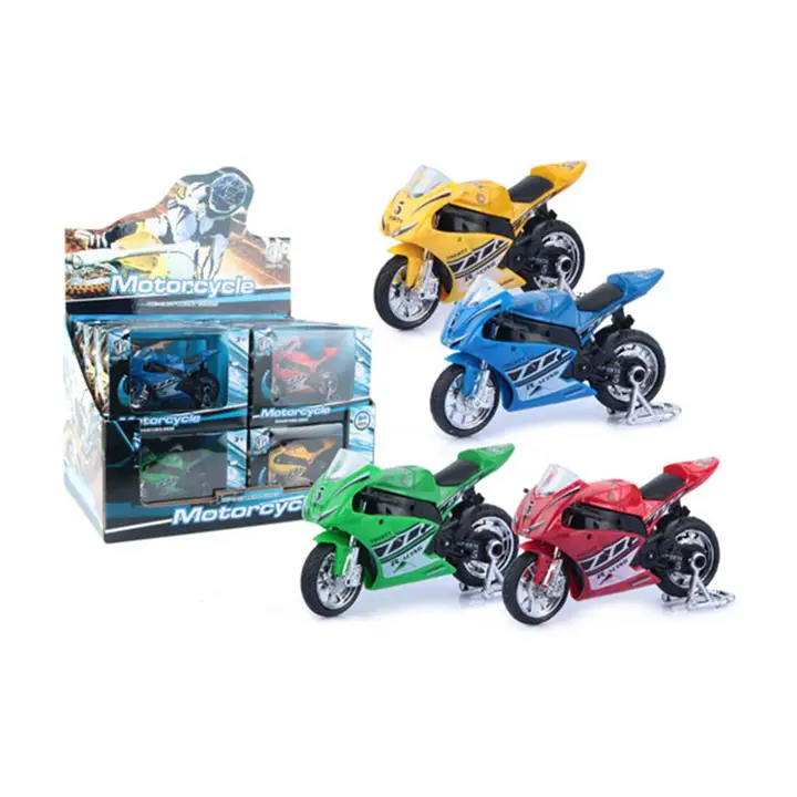 JUCARII - Motocicletă Metalică 12 cm – Cutie Moto