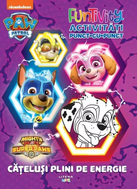 Carti Patrula Catelusilor - Patrula Cățelușilor – Funtivity: Activități punct-cu-punct | Cățeluși plini de energie