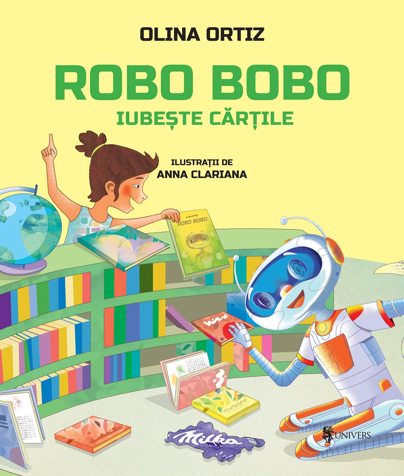 Cărți Editura Univers - Robo Bobo iubește cărțile