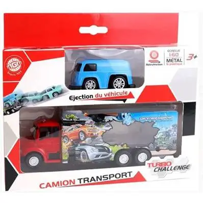 JUCARII - Set Jucării Transport – Camion și Autobuz Metalic