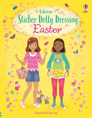 Cărți de Paște pentru copii  - Sticker Dolly Dressing Easter