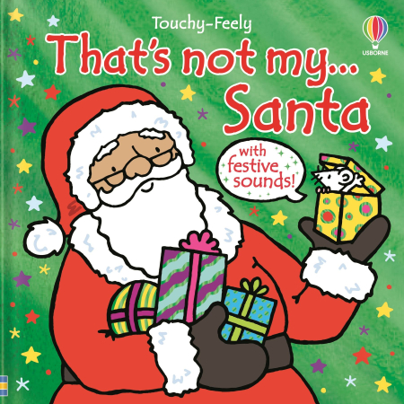 Cărți de Crăciun pentru copii - That’s Not My Santa… – Carte senzorială tactilă Usborne, 3 luni+