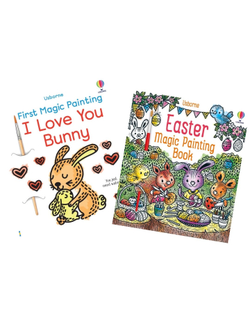 CARTI COPII - Usborne Magic Painting Book pentru copii – I Love You Bunny / Easter Magic Painting