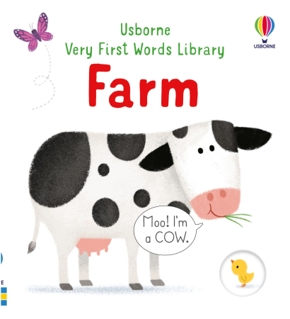 Carti bebelusi - Very First Words Library – Farm (Animale de Fermă)