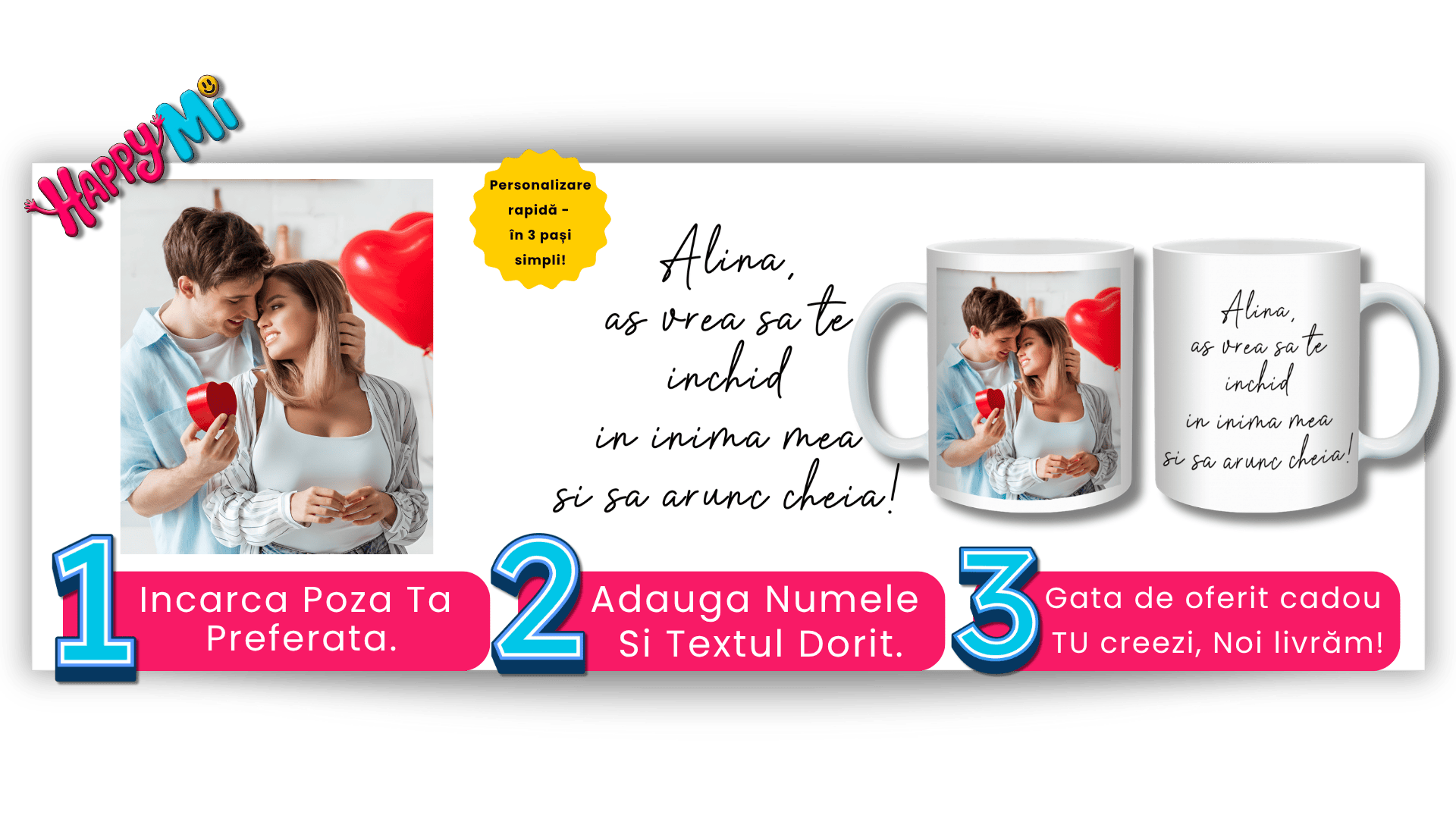 Cani Personalizate HappyMi