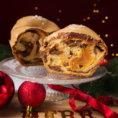 COZONACI - Cozonac cu mere si caramel