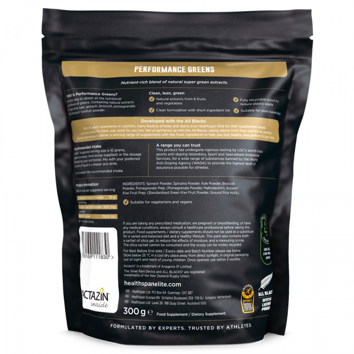 AB Performance Greens, Healthspan Elite, 300g [2]