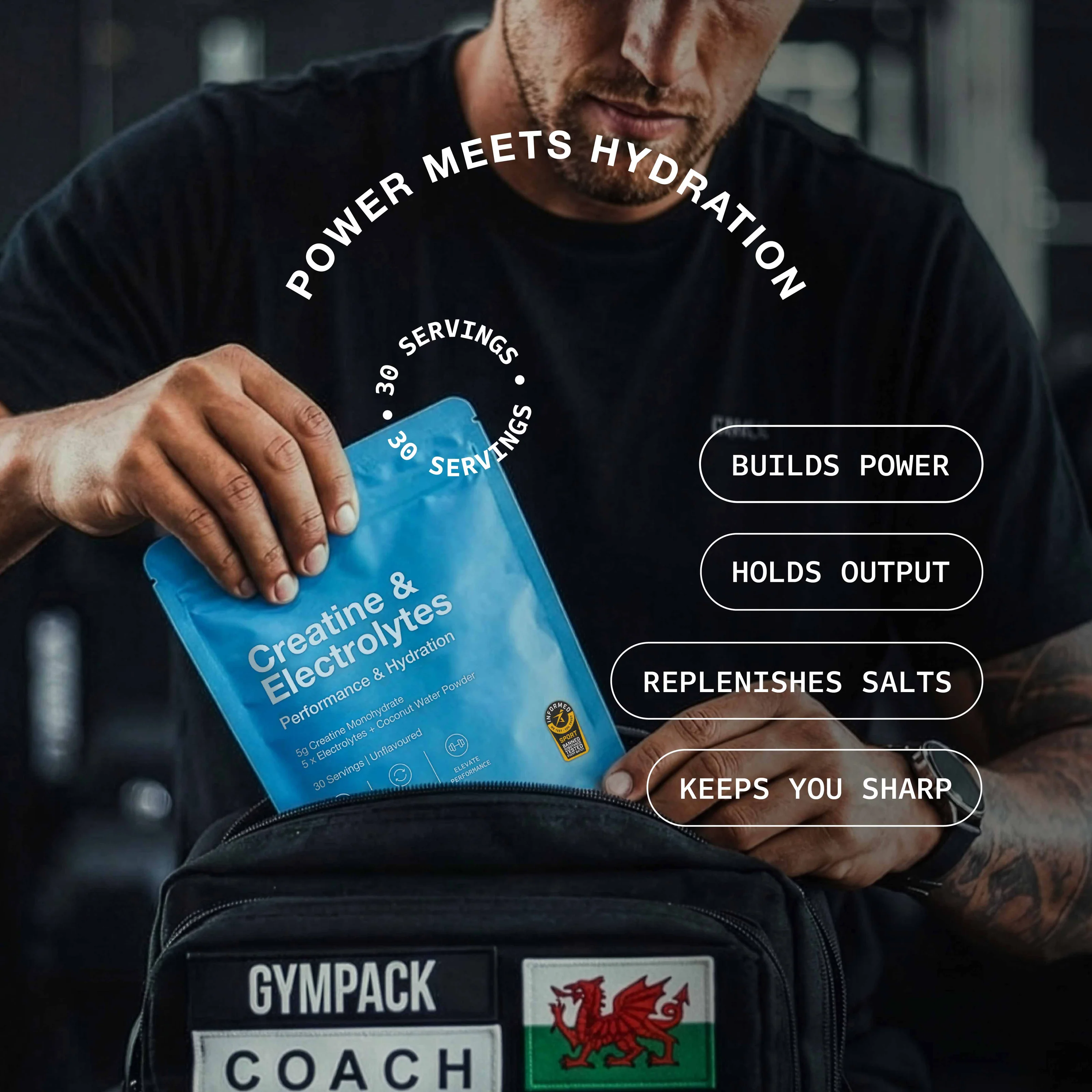 Creatine & Electrolytes, 206 g, fourfive [3]