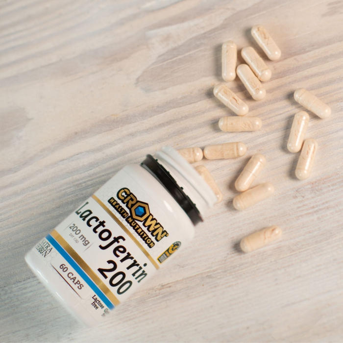Lactoferrin 200 Natraferrin®, Crown Sport Nutrition, 60 capsule [3]