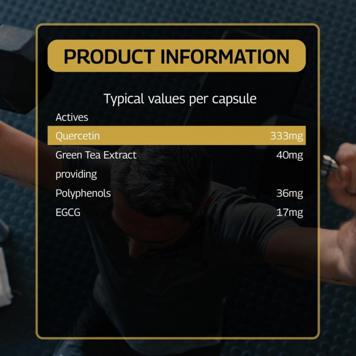 Quercetin & Green Tea, Healthspan Elite, 90 caps [3]