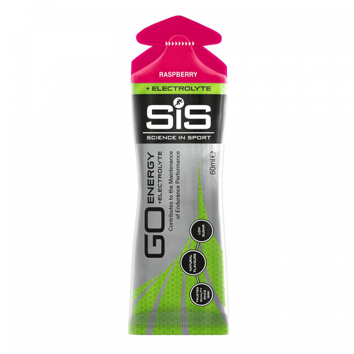 SiS GO Energy + Electrolyte Gel – Zmeură, Science in Sport, 30 x 60 ml [2]
